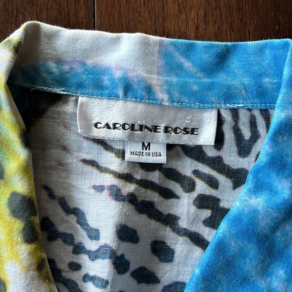 Vintage Linen Swim Coverup Top - Picture 4 of 4